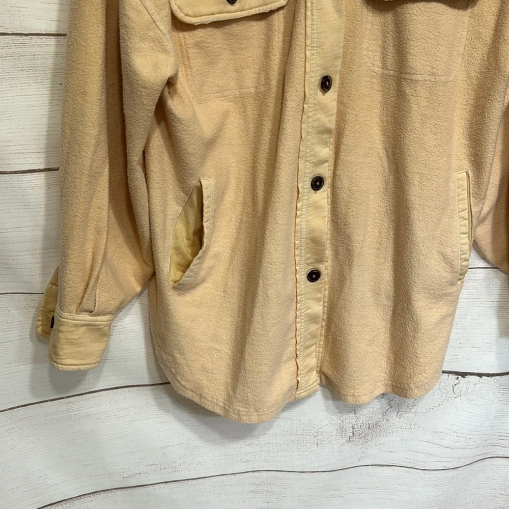 Free People Oversized Pale Pink Shacket - Picture 7 of 12